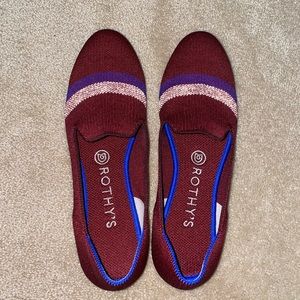 Rothy's Garnet Reflective Loafers